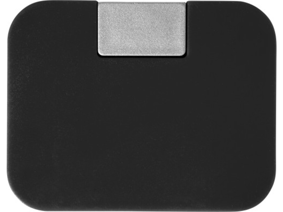 USB-Hubaus ABS-Kunststoff August – Schwarz bedrucken, Art.-Nr. 001999999_7735