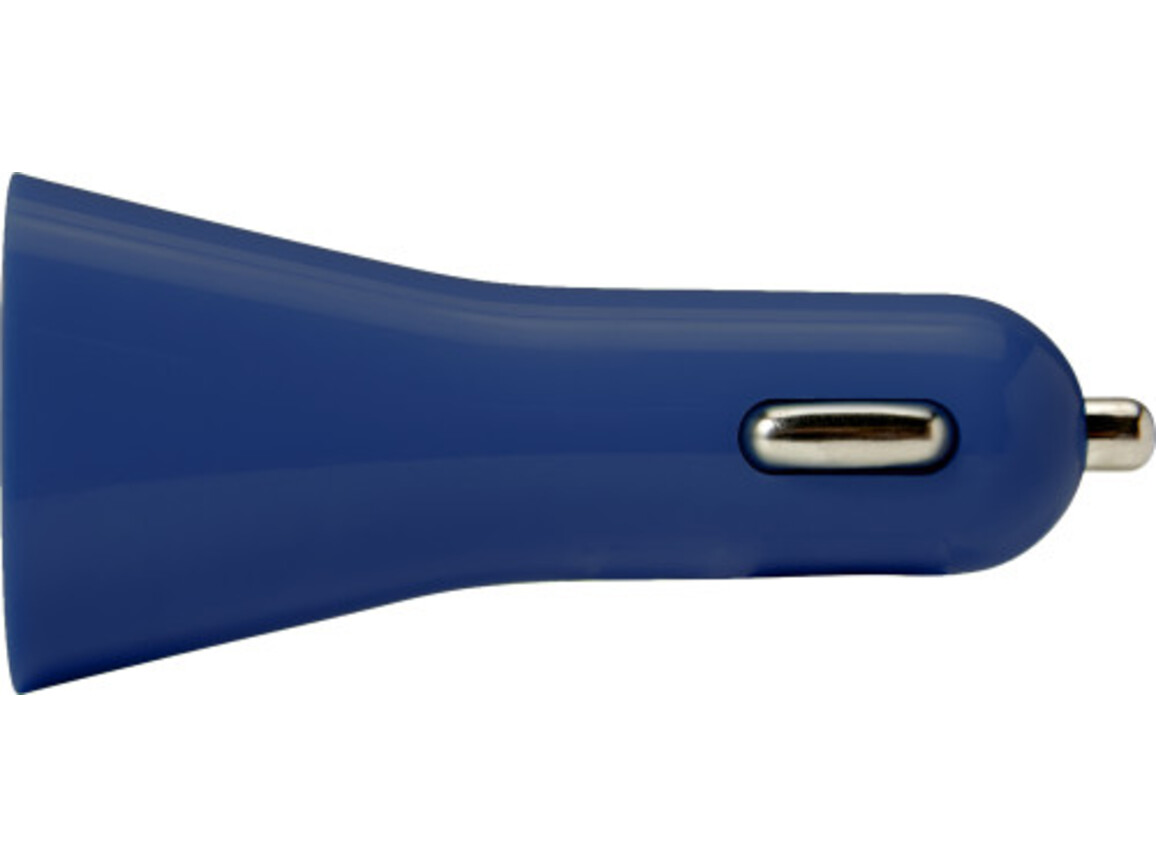 USB-KFZ-Ladesteckeraus ABS-Kunststoff Joel – Blau bedrucken, Art.-Nr. 005999999_7778