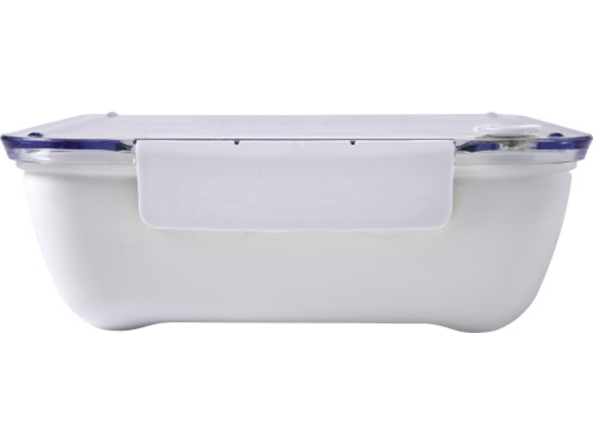 Lunchbox 'Bernd' aus Kunststoff – Weiß bedrucken, Art.-Nr. 002999999_7844