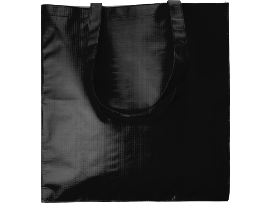 Einkaufstasche aus Papier Polly – Schwarz bedrucken, Art.-Nr. 001999999_7845