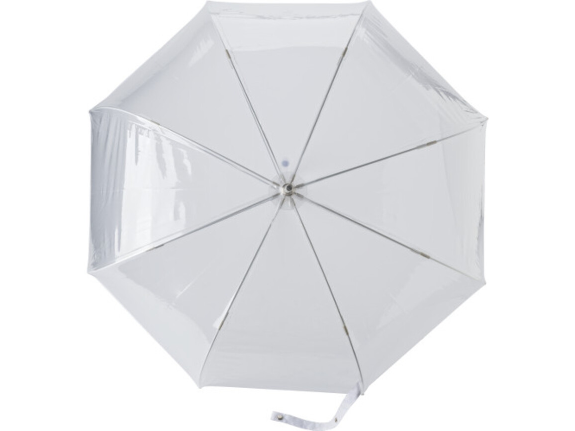 PVC-Regenschirm  Mahira – Weiß bedrucken, Art.-Nr. 002999999_7962