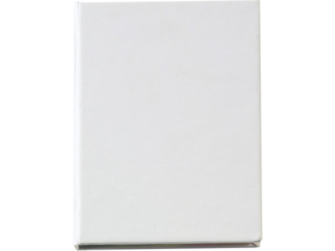 Haftnotizenaus Karton Duke – Weiß bedrucken, Art.-Nr. 002999999_8011