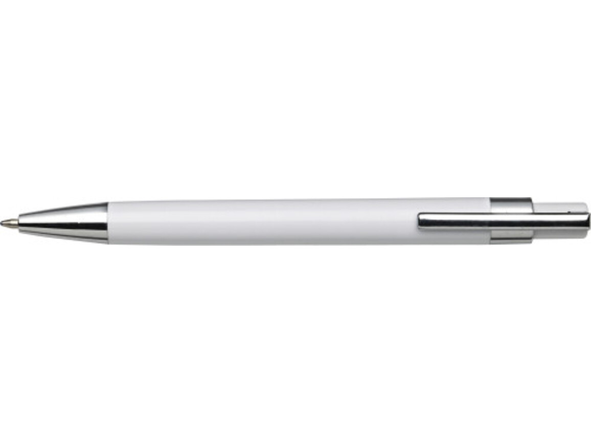 Kugelschreiberaus Kunststoff Jarod – Weiß bedrucken, Art.-Nr. 002999999_8121