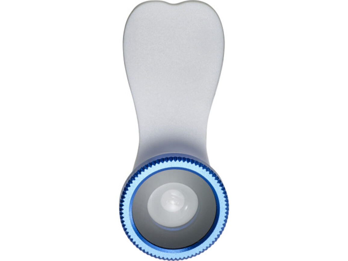 Smartphone Fisheye-Objektiv 'Flips' aus Kunststoff – Weiß bedrucken, Art.-Nr. 002999999_8258