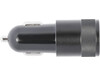 KFZ-Ladestecker 'Strong' aus ABS-Kunststoff ink. USB & USB-C – Schwarz bedrucken, Art.-Nr. 001999999_8268