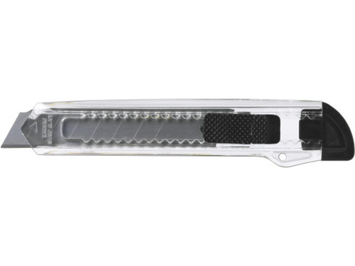 Cutter-Messer aus Kunststoff Khia – Schwarz bedrucken, Art.-Nr. 001999999_8540