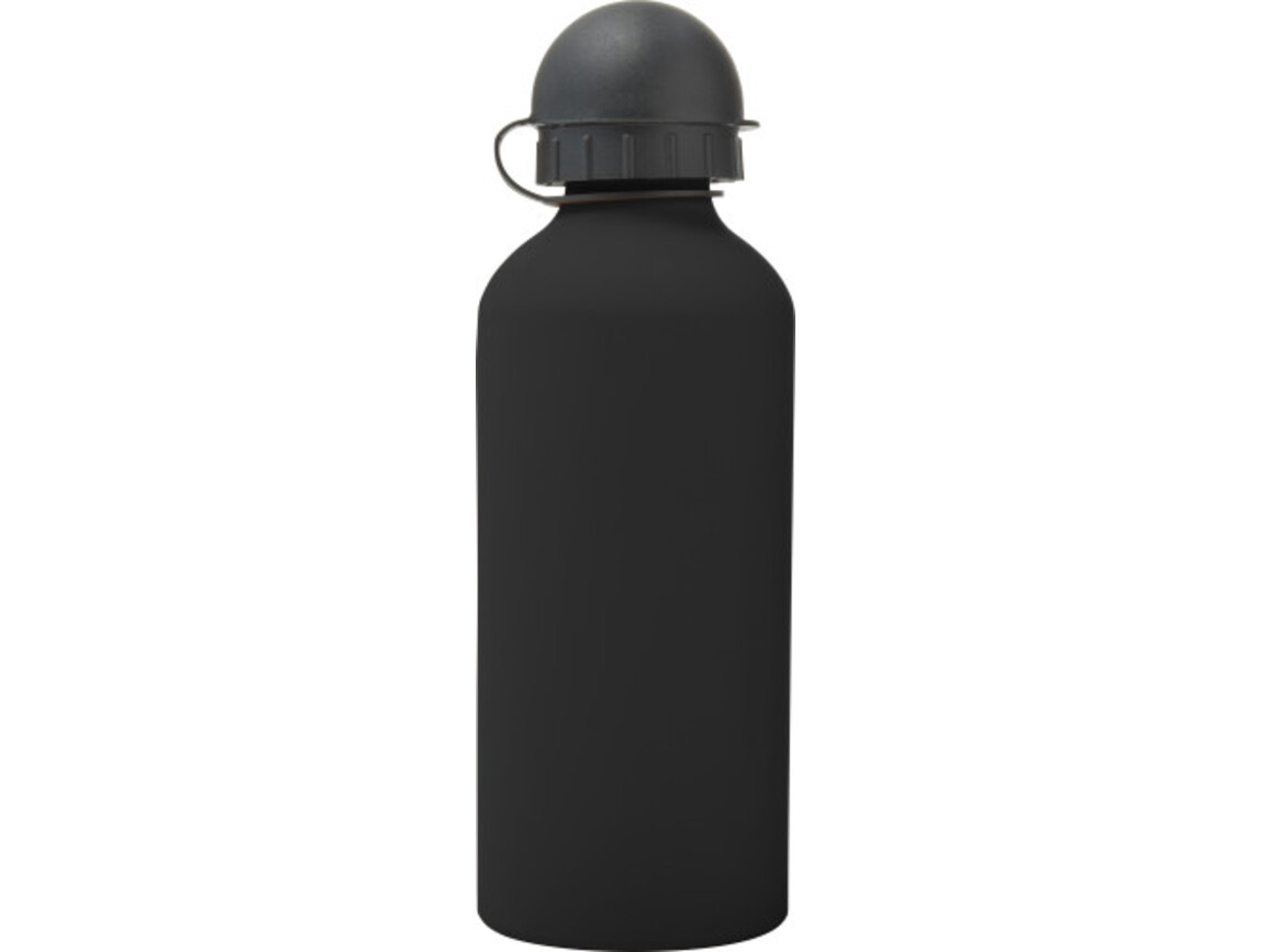 Trinkflasche aus Aluminium (600 ml) Margitte – Schwarz bedrucken, Art.-Nr. 001999999_8567