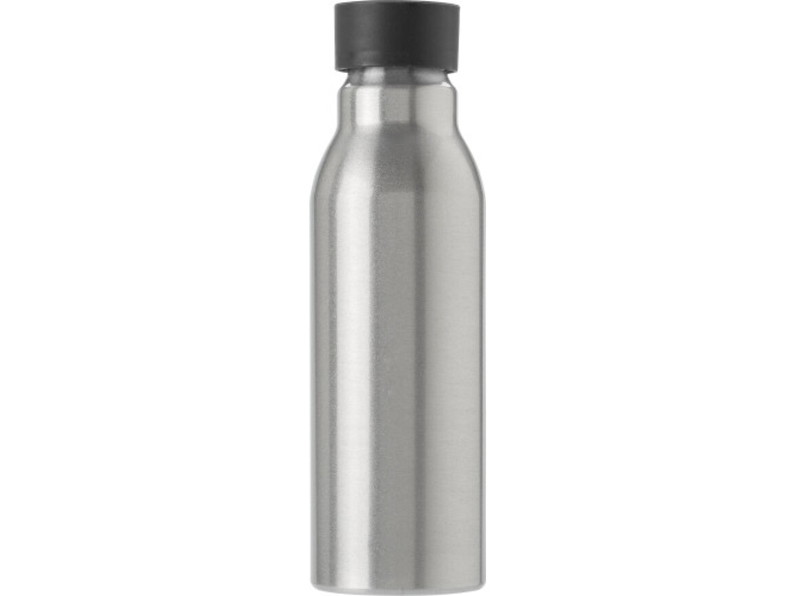 Trinkflasche 'Bidon' aus Aluminium (600 ml) – Schwarz bedrucken, Art.-Nr. 001999999_8656