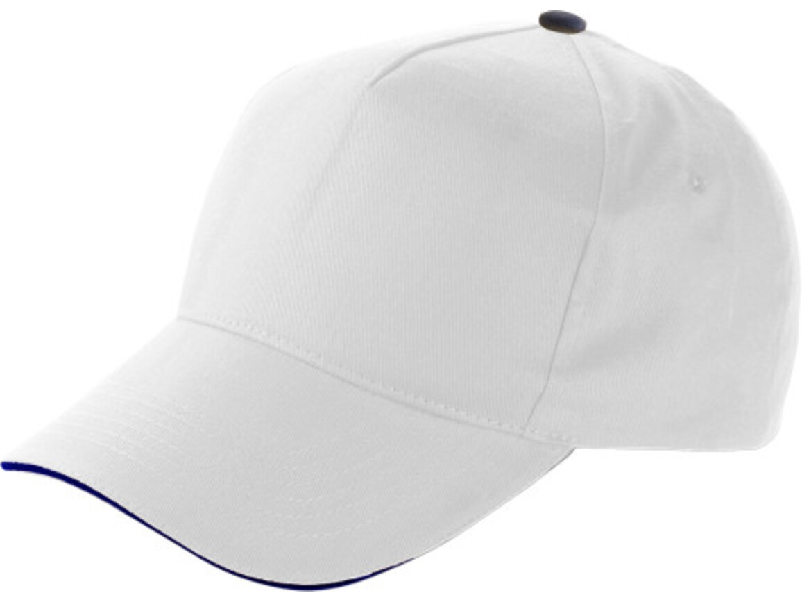 Baseball-Cap aus Baumwolle Beau – Weiß bedrucken, Art.-Nr. 002999999_9114