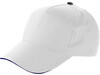 Baseball-Cap aus Baumwolle Beau – Weiß bedrucken, Art.-Nr. 002999999_9114