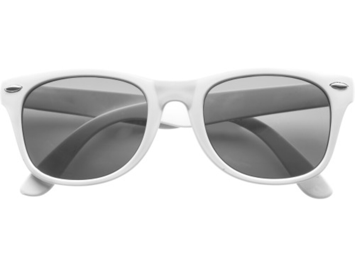 Sonnenbrilleaus Kunststoff Kenzie – Weiß bedrucken, Art.-Nr. 002999999_9672