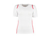 Kustom Kit Women`s Regular Fit Cooltex® Contrast Tee, White/Red, XS bedrucken, Art.-Nr. 002110571