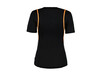 Kustom Kit Women`s Regular Fit Cooltex® Contrast Tee, Black/Fluorescent Orange, M bedrucken, Art.-Nr. 002111683