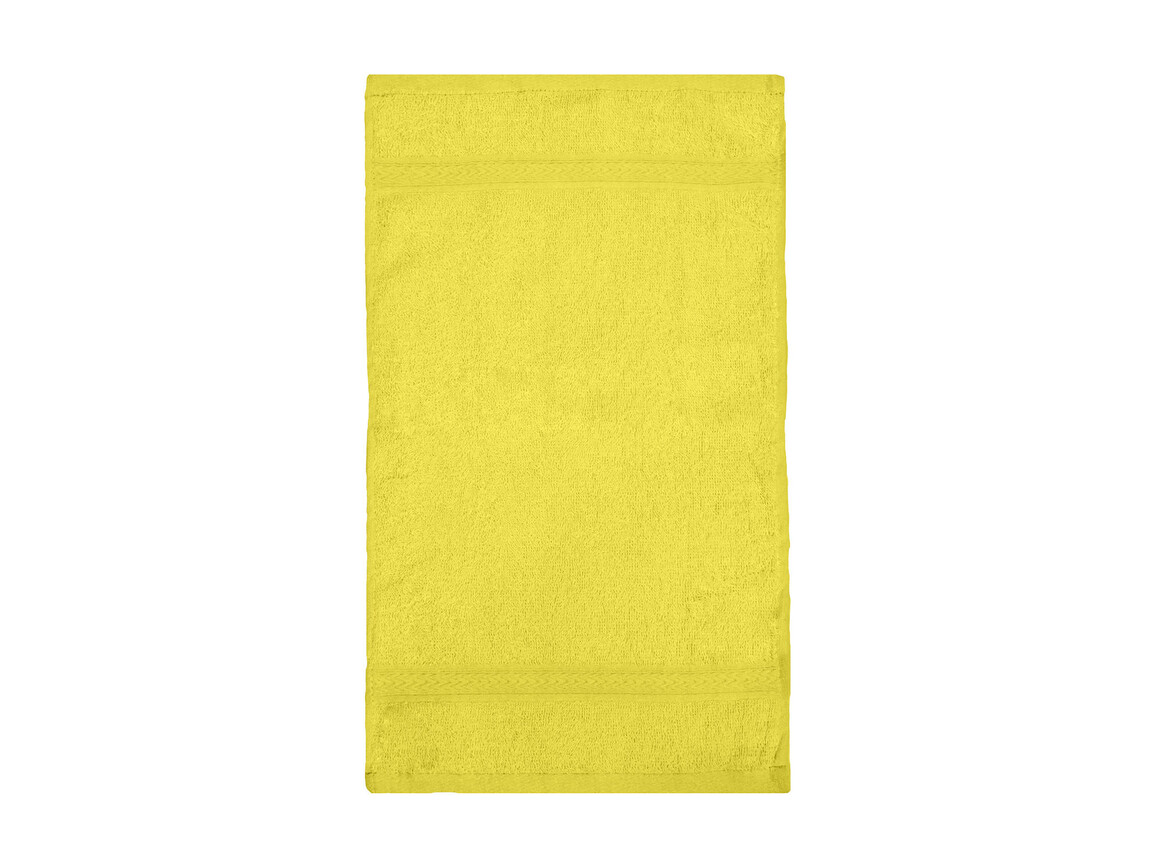 Jassz Towels Rhine Guest Towel 30x50 cm, Bright Yellow, One Size bedrucken, Art.-Nr. 009646030