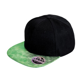 Result Caps Bronx Glitter Flat Peak Snapback Cap, Black/Green, One Size bedrucken, Art.-Nr. 010341420 Result Caps Bronx Glitter Flat Peak Snapback Cap, Black/Green, One Size bedrucken, Art.-Nr. 010341420