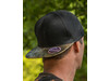 Result Caps Bronx Glitter Flat Peak Snapback Cap, Black/Silver, One Size bedrucken, Art.-Nr. 010341980