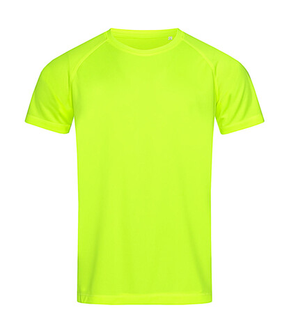 Stedman Active 140 Raglan Men, Cyber Yellow, XL bedrucken, Art.-Nr. 012056066