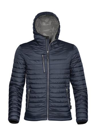 StormTech Gravity Thermal Jacket, Navy/Charcoal, L bedrucken, Art.-Nr. 012182645