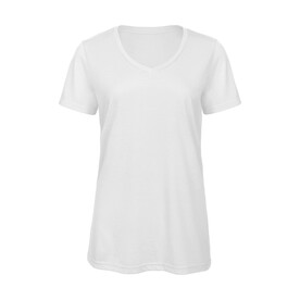 B &amp;amp; C V Triblend/women T-Shirt, White, XS bedrucken, Art.-Nr. 012420002
