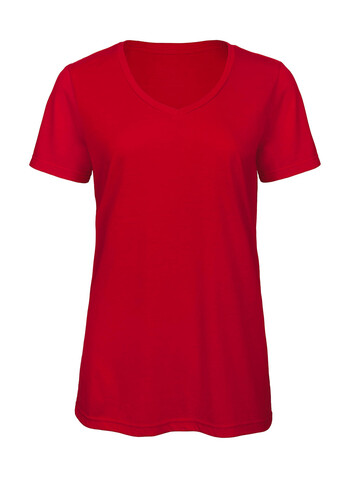 B &amp; C V Triblend/women T-Shirt, Red, S bedrucken, Art.-Nr. 012424003