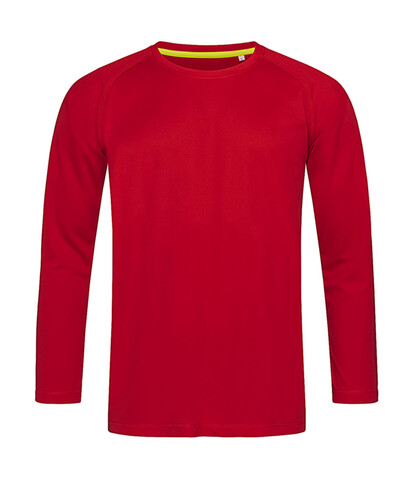 Stedman Active 140 LS Men, Crimson Red, S bedrucken, Art.-Nr. 013054413