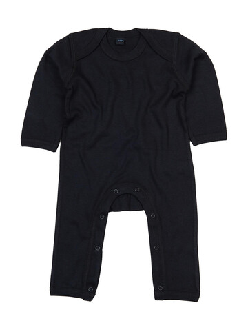 BabyBugz Baby Rompasuit, Black, 12-18 bedrucken, Art.-Nr. 013471014