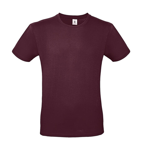 B &amp; C #E150 T-Shirt, Burgundy, S bedrucken, Art.-Nr. 015424481