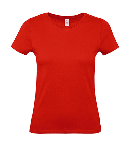 B &amp; C #E150 /women T-Shirt, Fire Red, XS bedrucken, Art.-Nr. 016424072