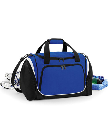 Quadra Pro Team Locker Bag, French Navy/Black/White, One Size bedrucken, Art.-Nr. 018302810