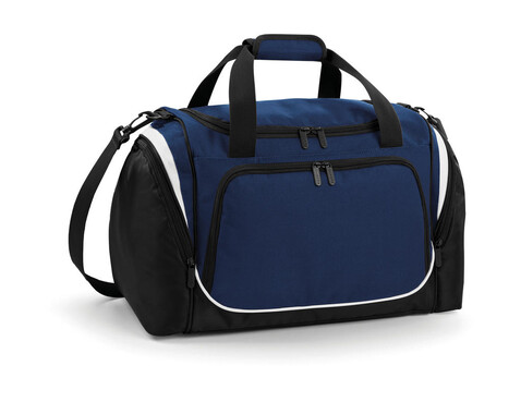 Quadra Pro Team Locker Bag, French Navy/Black/White, One Size bedrucken, Art.-Nr. 018302810