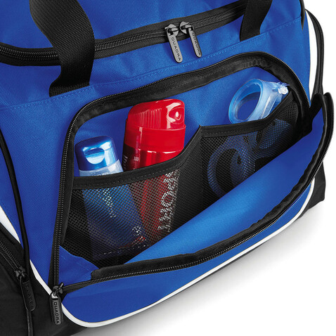 Quadra Pro Team Locker Bag, French Navy/Black/White, One Size bedrucken, Art.-Nr. 018302810