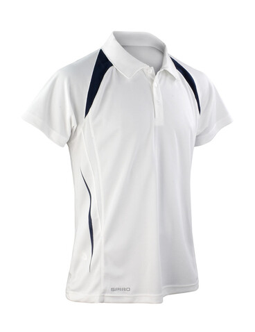 Result Spiro Team Spirit Polo, White/Navy, L bedrucken, Art.-Nr. 018330525