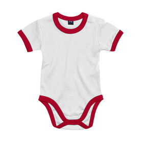 BabyBugz Baby Ringer Bodysuit, White/Red, 3-6 bedrucken, Art.-Nr. 019470542 BabyBugz Baby Ringer Bodysuit, White/Red, 3-6 bedrucken, Art.-Nr. 019470542