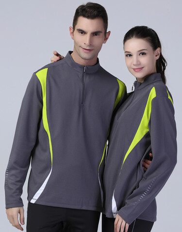 Result Spiro Trial Training Top, Black/Grey/White, XS bedrucken, Art.-Nr. 020331902