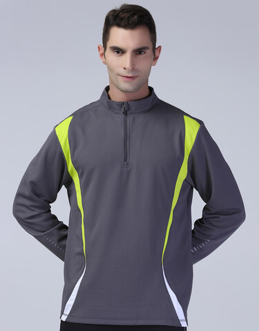 Result Spiro Trial Training Top, Charcoal/Lime/White, 2XL bedrucken, Art.-Nr. 020331917