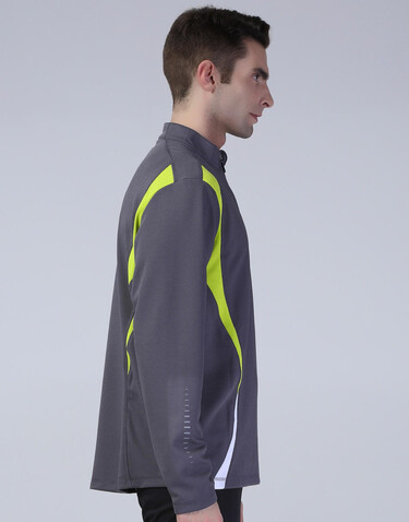 Result Spiro Trial Training Top, Charcoal/Lime/White, 2XL bedrucken, Art.-Nr. 020331917