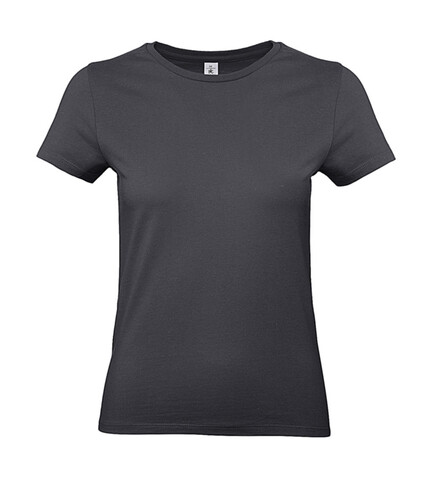 B &amp; C #E190 /women T-Shirt, Dark Grey, L bedrucken, Art.-Nr. 020421285