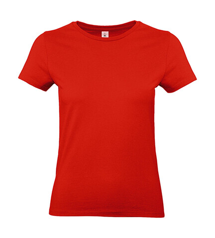 B &amp; C #E190 /women T-Shirt, Fire Red, XS bedrucken, Art.-Nr. 020424072