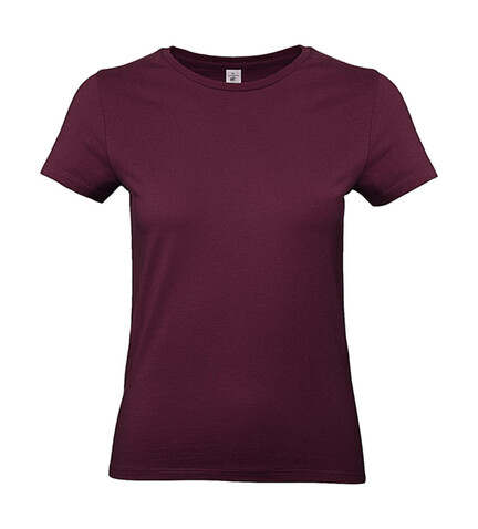B &amp; C #E190 /women T-Shirt, Burgundy, XL bedrucken, Art.-Nr. 020424486