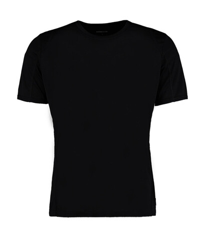Kustom Kit Regular Fit Cooltex® Contrast Tee, Black/Black, S bedrucken, Art.-Nr. 021111523