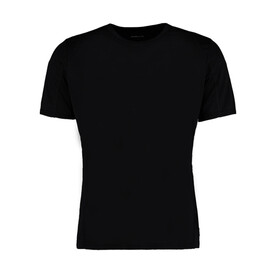 Kustom Kit Regular Fit Cooltex® Contrast Tee, Black/Black, XS bedrucken, Art.-Nr. 021111522