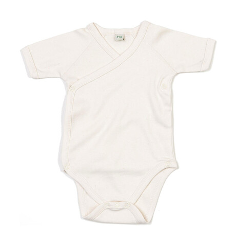 BabyBugz Baby Kimono Bodysuit, Organic Natural, 6-12 bedrucken, Art.-Nr. 023470083 BabyBugz Baby Kimono Bodysuit, Organic Natural, 6-12 bedrucken, Art.-Nr. 023470083