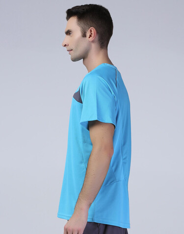 Result Spiro Men`s Dash Training Shirt, Navy/White, M bedrucken, Art.-Nr. 027332524
