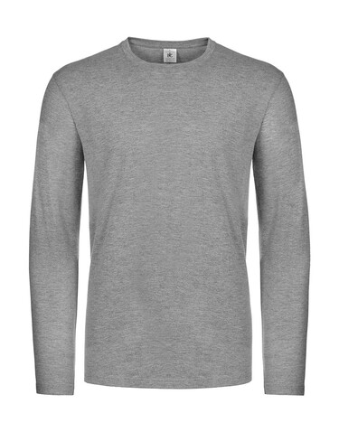 B &amp; C #E190 LSL, Sport Grey, 2XL bedrucken, Art.-Nr. 028421257