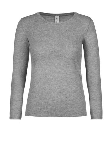 B &amp; C #E150 LSL /women, Sport Grey, XS bedrucken, Art.-Nr. 029421252