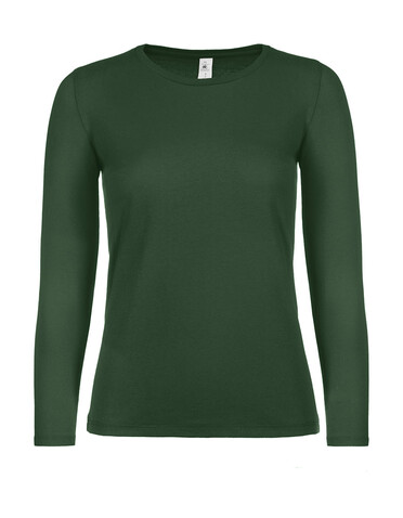 B &amp; C #E150 LSL /women, Bottle Green, S bedrucken, Art.-Nr. 029425403