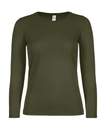 B &amp; C #E150 LSL /women, Urban Khaki, L bedrucken, Art.-Nr. 029427365