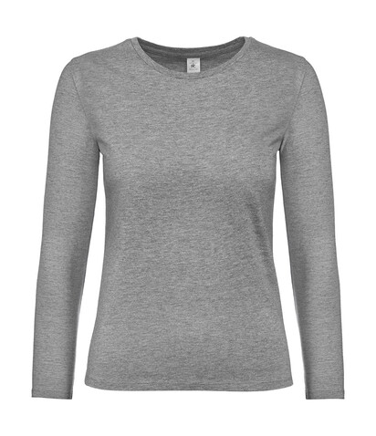 B &amp; C #E190 LSL /women, Sport Grey, 3XL bedrucken, Art.-Nr. 030421258