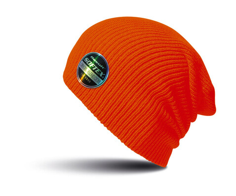 Result Caps Softex Beanie, Fluorescent Orange, One Size bedrucken, Art.-Nr. 031344050