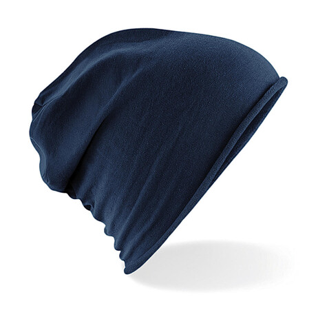 Beechfield Jersey Beanie, Navy, One Size bedrucken, Art.-Nr. 031692000